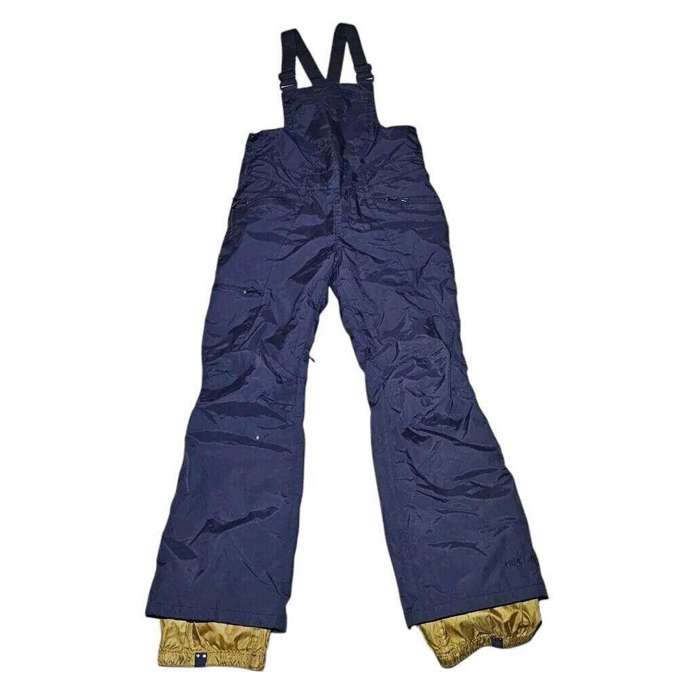 Pulse Black Snow Pants Bibs Size Small